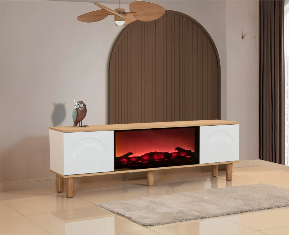 Bohem Şömineli Tv Ünitesi